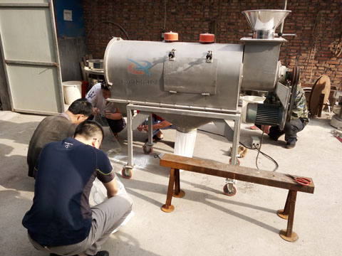 化工粉氣旋篩試機(jī)效果檢測(cè)